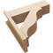 Ekena Millwork 7 1/2-in W x 24-in D x 24-in H Funston Block Rough Cedar Woodgrain TimberThane Outlooker, Primed Tan OUTUR075X24X24FST44RCPR - alternate 4